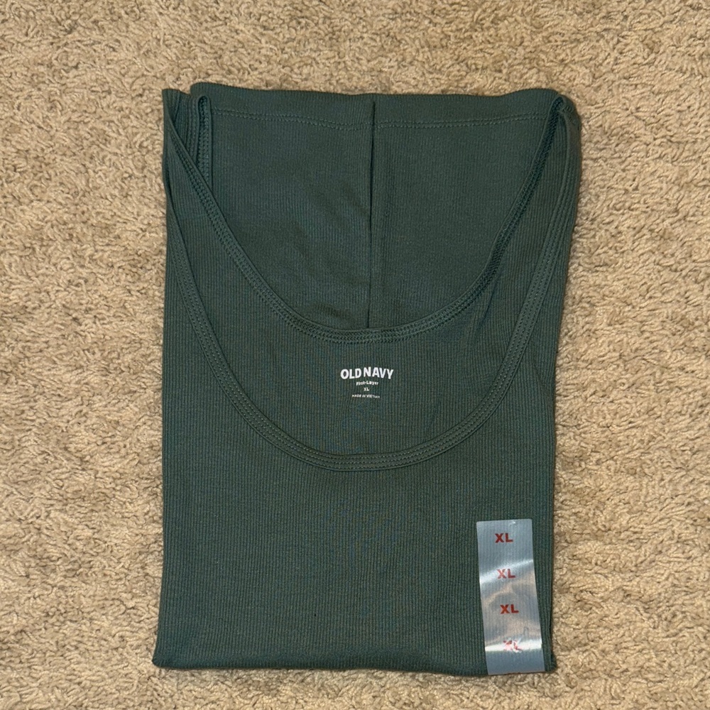 Old Navy Forest Green Sleeveless Top